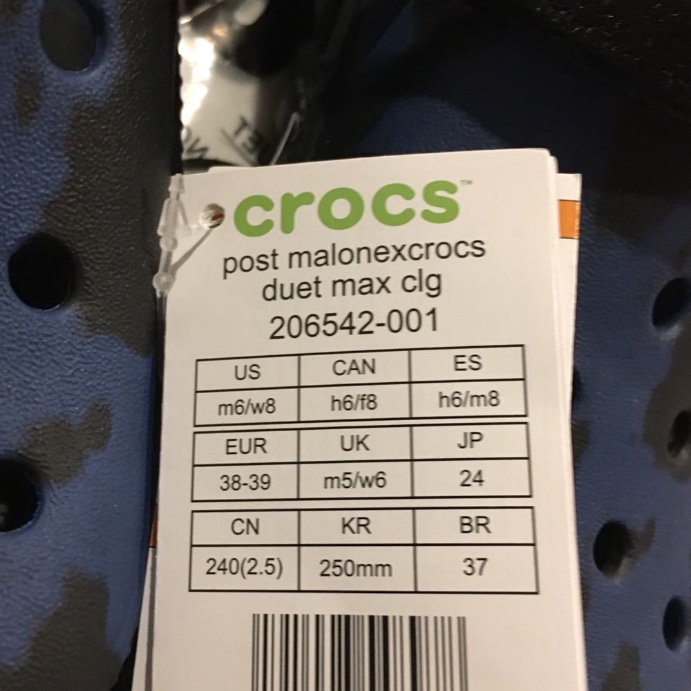 Post Malone Crocs New in package (1E)